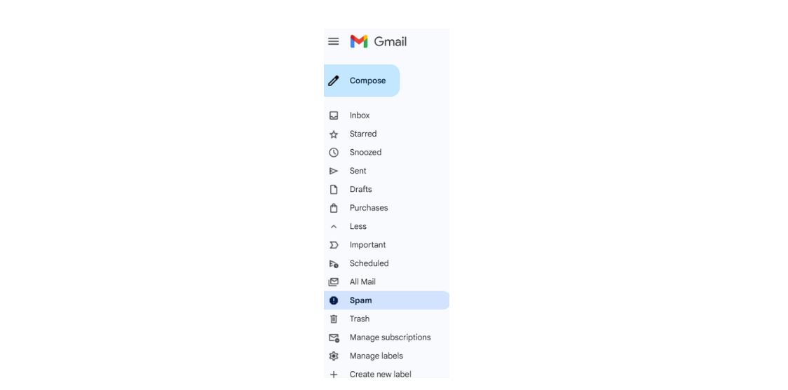 Step 1 – check email folders