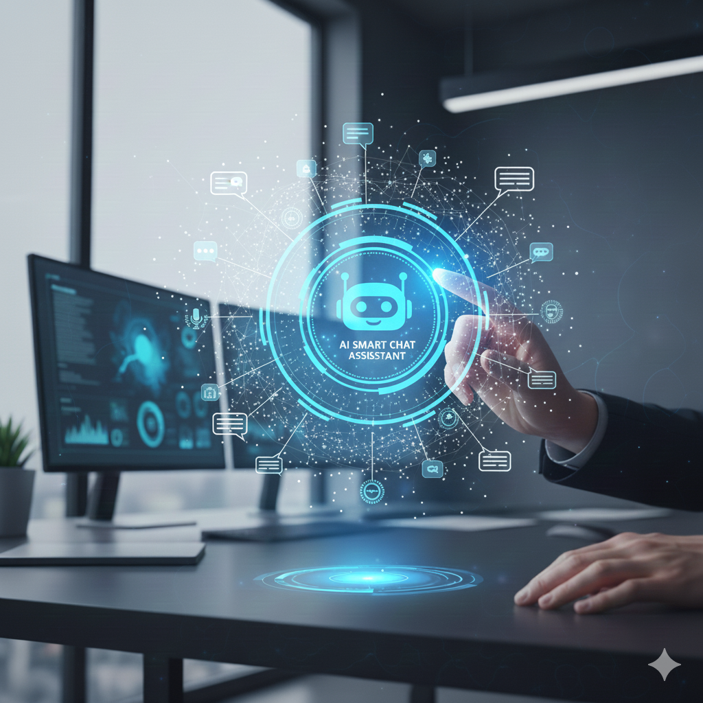 AI smart chat assistant providing instant accounting and finance support