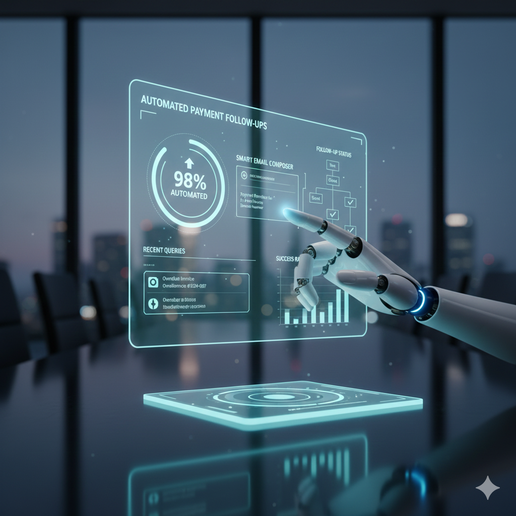 Automated payment follow-up emails improving receivables