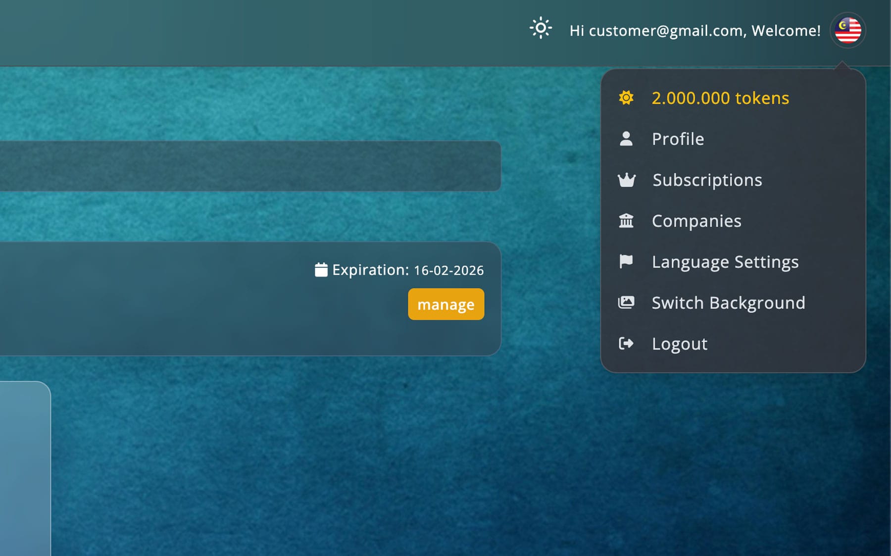 Step 14 – Subscriptions inside app